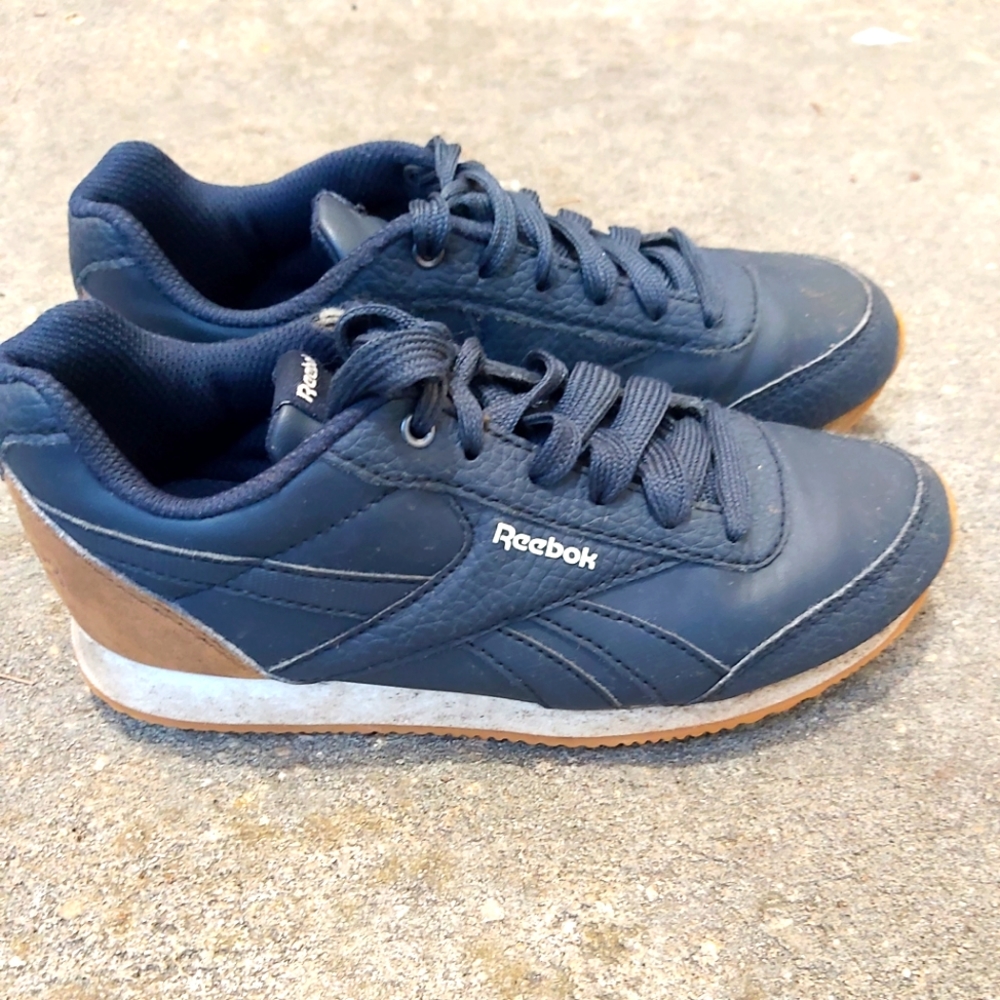 Navy blue and brown Reebok